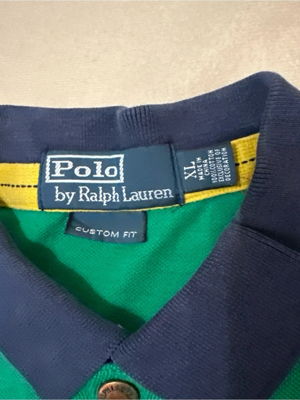 Polo Ralph Lauren Custom Fit Short Sleeve Polo Shirt XL